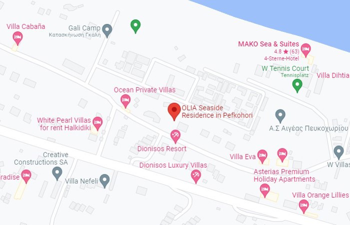 
Map OLIA SEASIDE RESIDENCE